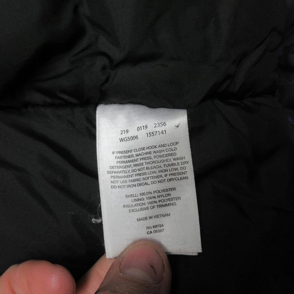 Columbia‎ Jacket Girls Large 14/16 Black Geometric Insulated Waterproof Hooded